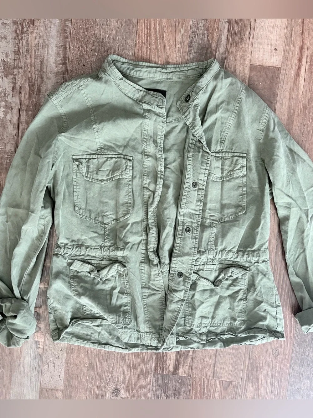 Sanctuary Light Olive Utility Jacket - Women